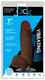 The Jock Dark Vibrating Dildo With Balls - 7 Inch Sex Toy For Sale