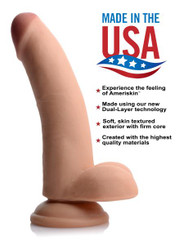 8 Inches Ultra Real Dual Layer Suction Cup Dildo