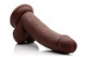 8 Inches Ultra Real Dual Layer Suction Cup Dildo Dark Skin Tone by XR Brands - Product SKU CNVXR -AF678
