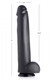 XR Brands The Master Suction Cup Dildo Black - Product SKU CNVXR-TS133-BLACK