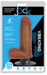 The Jock Medium Vibrating Dildo With Balls - 6 Inch Sex Toy For Sale