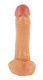 Sexflesh Stuff Me Stefan 10 Inches Beige Dildo - Bulk by XR Brands - view 2