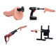 8 Inches Penis Lock Dildo With Balls Attachment Beige by XR Brands - view 3