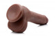 XR Brands 7 Inches Ultra Real Dual Layer Suction Cup Dildo Brown - Product SKU CNVXR-AF677