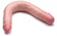 Realistic 16 Inches Double Dong Beige by XR Brands - view 2