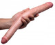 Realistic 16 Inches Double Dong Beige by XR Brands - view 3