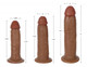Jock Dark Bareskin Dildo - 9 Inch by Curve Toys - Product SKU CNVXR -CN -09 -0608 -12