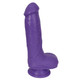 8 Inch Bangin Pecker Dildo - Purple Adult Toy