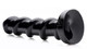 Mighty Screw 9.5 Inches Dildo Black by XR Brands - Product SKU CNVXR -AF317