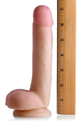 Slim Skintech Realistic 7 Inches Dildo With Balls by TrueTouch