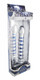 Kama Glass Dildo Clear / Blue by XR Brands - Product SKU CNVXR -EC7690