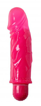 Pink Vibrating 6.75 Inches Jelly Dong Bulk Adult Sex Toys