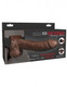 Fetish Fantasy 8 Inches Hollow Strap On Remote Brown by Pipedream Products - view 2