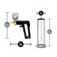 Performance Vx7 Vacuum Penis Pump W/ Brass Trigger & Pressure Gauge Clear by Blush Novelties - view 2