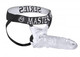 Grand Mamba XL Penis Sleeve with Waistband Clear by XR Brands