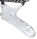 Grand Mamba XL Cock Sheath with Waistband Clear by XR Brands - Product SKU XRAE586