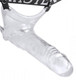 Grand Mamba XL Penis Sleeve with Waistband Clear by XR Brands - view 2