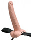 Fetish Fantasy 9 inches Hollow Rechargeable Strap On with Balls Beige by Pipedream Products - view 4