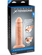 8 Inches Silicone Hollow Extension Beige by Pipedream Products - view 2