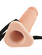 8 Inches Silicone Hollow Extension Beige by Pipedream Products - view 3