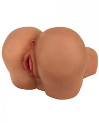 Mistress Tia Vibrating Butt Doggy Style Stroker Tan by Curve Toys
