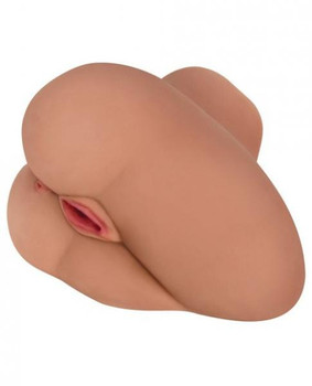 Mistress Alexis Vibrating Side Saddle Butt Latte Tan by Curve Novelties