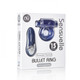 Sensuelle Remote Control Rechageable Bullet Ring Blue by Novel Creations Toys - view 2
