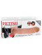 Fetish Fantasy 11 inches Vibrating Hollow Strap On Beige by Pipedream - Product SKU PD337821