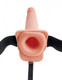 Fetish Fantasy 7.5 inches Hollow Fluid-compatible Strap On with Balls Beige by Pipedream Products - view 3