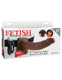 Fetish Fantasy 9 inches Vibrating Hollow Strap On W/Balls Brown by Pipedream - Product SKU PD337729