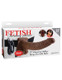 Fetish Fantasy 9 inches Vibrating Hollow Strap On W/Balls Brown by Pipedream Products - view 2