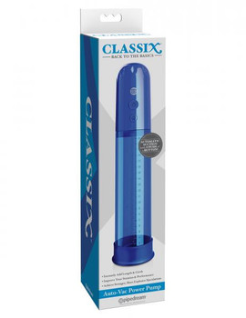 Classix Auto Vac Power Pump Blue Men Sex Toys