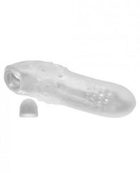 Hunkyjunk Swell Cock Sheath Ice White Sex Toys For Men