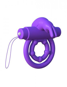 Fantasy C-Ringz Remote Rabbit Ring Purple Male Sex Toys