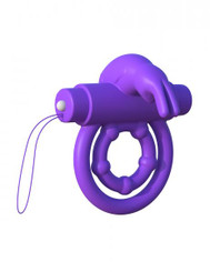 Fantasy C-Ringz Remote Rabbit Ring Purple by Pipedream Products