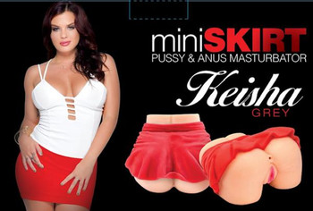 Keisha Grey Mini Skirt Vagina & Anus Masturbator by Cousins Group