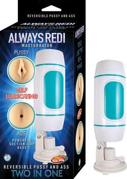Always Redi Masturbator Vagina Anal 2 In 1 Beige by NassToys