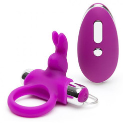 Happy Rabbit Vibrating Cock Ring Purple Male Sex Toys