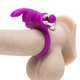 Happy Rabbit Vibrating Cock Ring Purple by LoveHoney - Product SKU LH75087