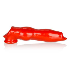 Fido Animal Knot Style Oxballs Penis sleeve Tpr Red