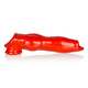 Fido Animal Knot Style Oxballs Penis sleeve Tpr Red