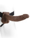 Fetish Fantasy 9 inches Hollow Strap On Balls Brown Best Sex Toys For Men