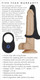 Zero Tolerance Penis Armor Black Vibrating Ring by Evolved Novelties - view 2