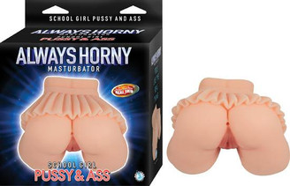 Always Horny Masturbator School Girl Pussy & Ass Sex Toys For Men