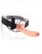 Vibrating Hollow Strap On 8 Inch - Beige by Pipedream Products