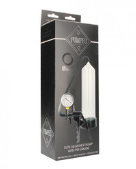 Pumped Elite Beginner Pump W/ Psi Gauge Transparent by SHOTS AMERICA