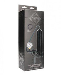 Pumped Elite Beginner Pump W/ Psi Gauge Black by SHOTS AMERICA