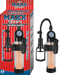 Maxx Gear Vibrating Vacuum Gauge Penis Pump by NassToys