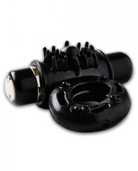 Sensuelle Bullet Ring Erection Ring 7 Function Black by Novel Creations Toys