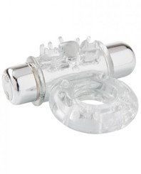 Sensuelle Bullet Ring 7 Function Cring Clear Best Male Sex Toys